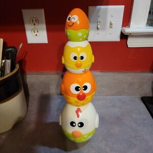 Stack-A-Doodle Early Years Chicken & Egg Stackers Chicks Stacking & Nesting Game